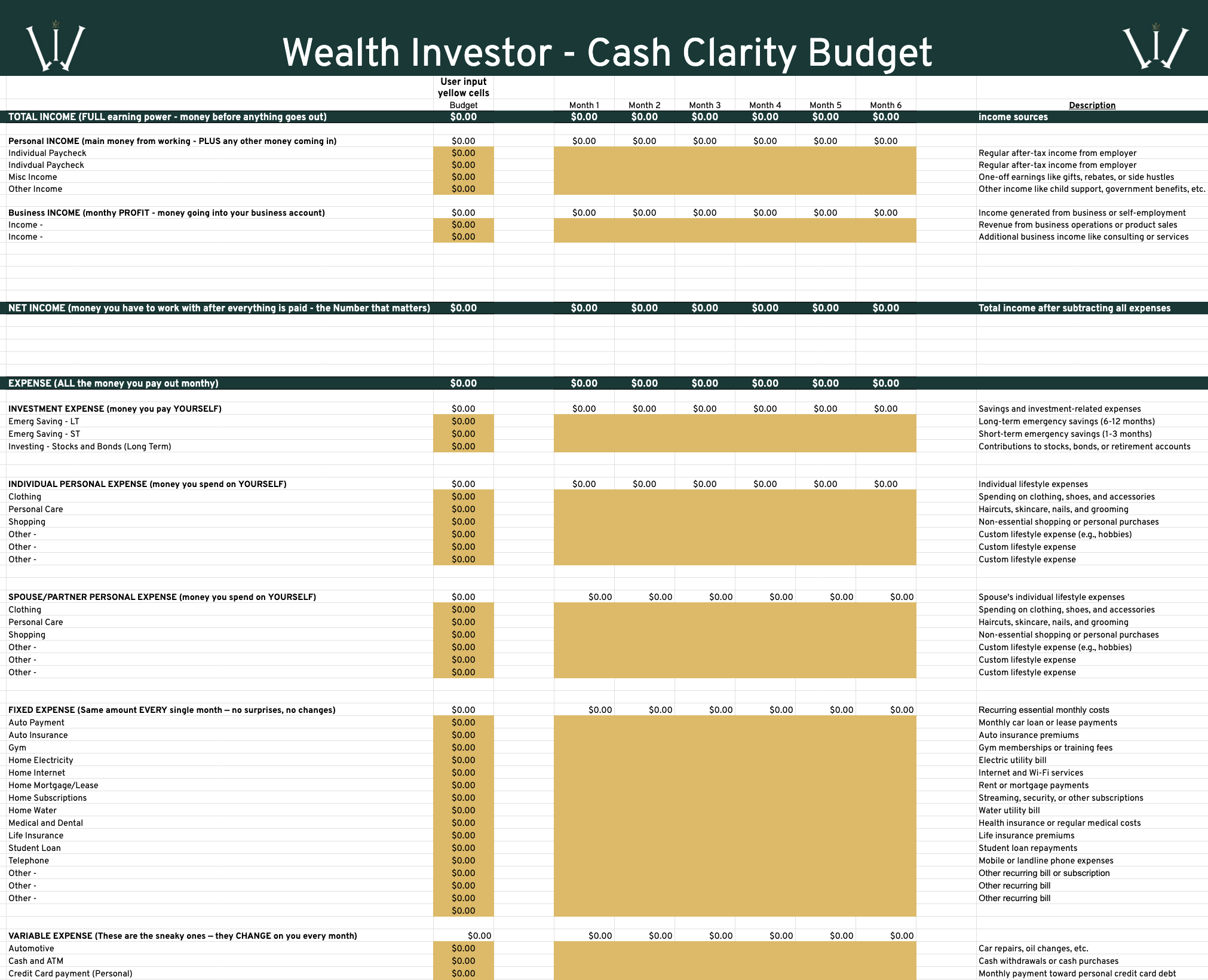 Cash Clarity Automated Budget Tool 💻 - Image 2